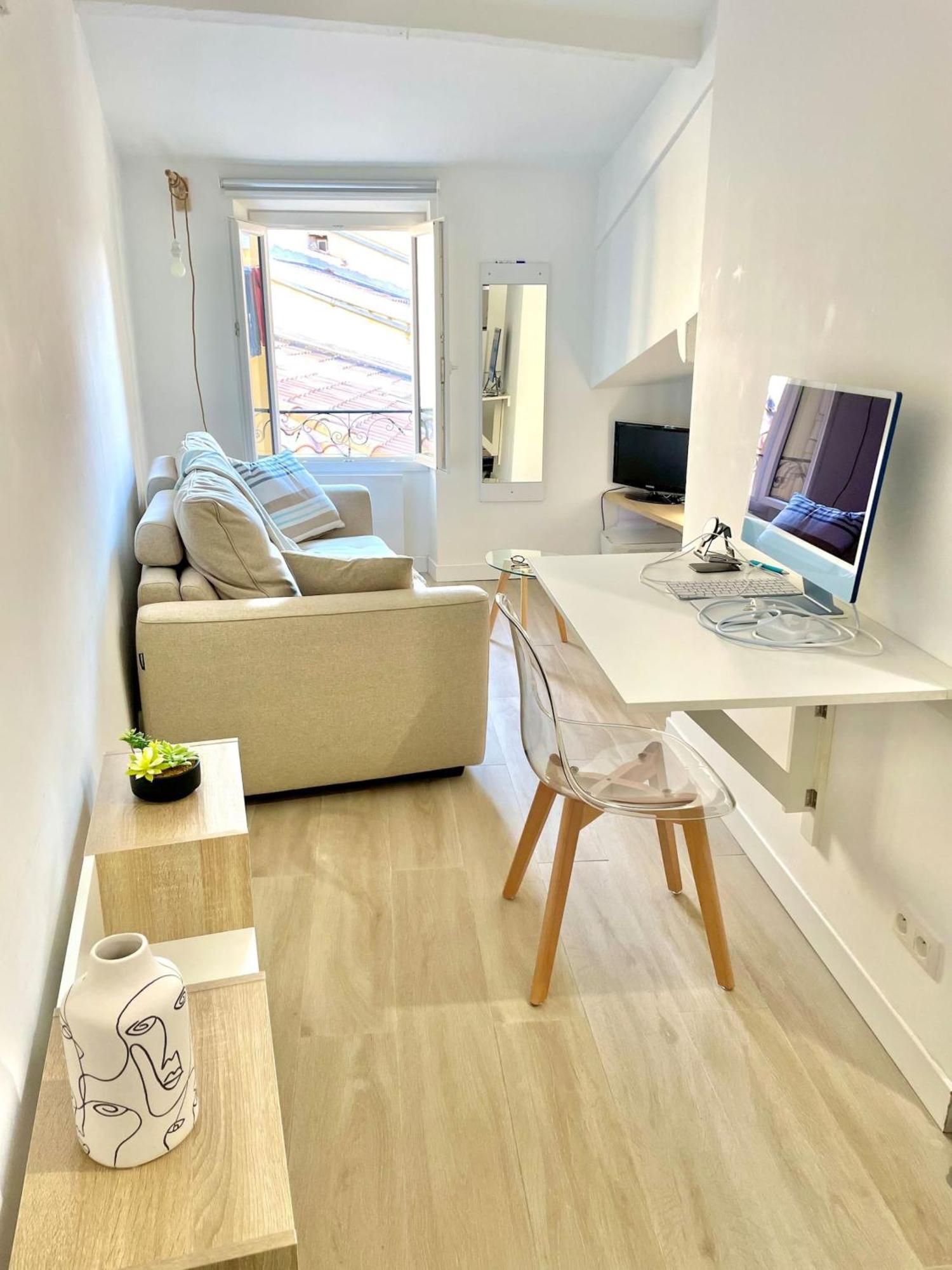 "Charmant Studio Moderne" Centre, Proche Plage Menton Exterior foto
